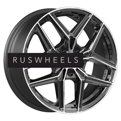 Диски КИК 7x17/5x114,3 ET50 D67,1 Юнион (КС1025) Алмаз черный