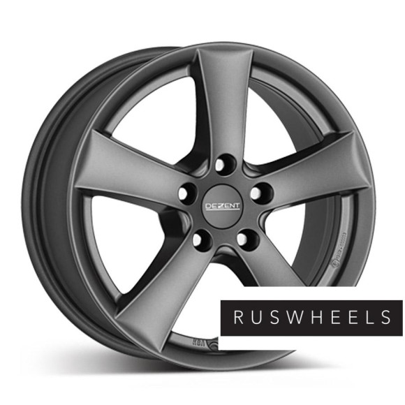 Диски Dezent R18 / 7.5J PCD 5x112 ЕТ 38 ЦО 70.1 TX graphite