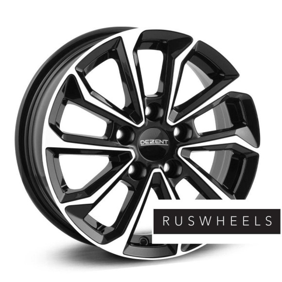 Диски Dezent R16 / 6.5J PCD 5x110 ЕТ 37 ЦО 65.1 KS black polished Диски Dezent R16 / 6.5J PCD 5x110 ЕТ 37 ЦО 65.1 KS black polished