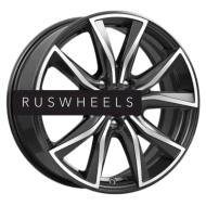 Диски КИК 7x17/5x114,3 ET48,5 D67,1 КС867 Алмаз черный