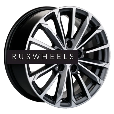 Диски Khomen Wheels 6,5x16/5x112 ET46 D57,1 KHW1611 (Octavia A7) Gray-FP Диски Khomen Wheels 6,5x16/5x112 ET46 D57,1 KHW1611 (Octavia A7) Gray-FP