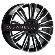 Диски Khomen Wheels 8,5x20/5x114,3 ET48 D67,1 KHW2004 (SantaFe) Black-FP