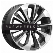 Диски КИК 7x17/5x112 ET45 D57,1 Авиор (КС936) Алмаз черный Диски КИК 7x17/5x112 ET45 D57,1 Авиор (КС936) Алмаз черный