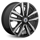 Диски КиК 8,0\R18 5*130 ET43 d84.1 Алмаз черный
