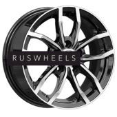 Диски КИК 6,5x15/5x114,3 ET46 D67,1 Фрост (КС1048) Алмаз черный