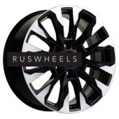 Диски Khomen Wheels 8x20/6x139,7 ET35 D78,1 KHW2010 (Nissan Patrol) Black-FP