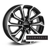 Диски Dezent R17 / 7J PCD 5x112 ЕТ 45 ЦО 57.1 KS black polished