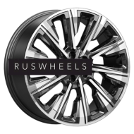 Диски КИК 7,5x19/5x114,3 ET40 D64,1 Галего (КС1039) Алмаз черный