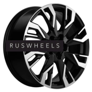 Диски Khomen Wheels 7x18/5x114,3 ET35 D66,1 KHW1809 (Koleos) Black-FP Диски Khomen Wheels 7x18/5x114,3 ET35 D66,1 KHW1809 (Koleos) Black-FP